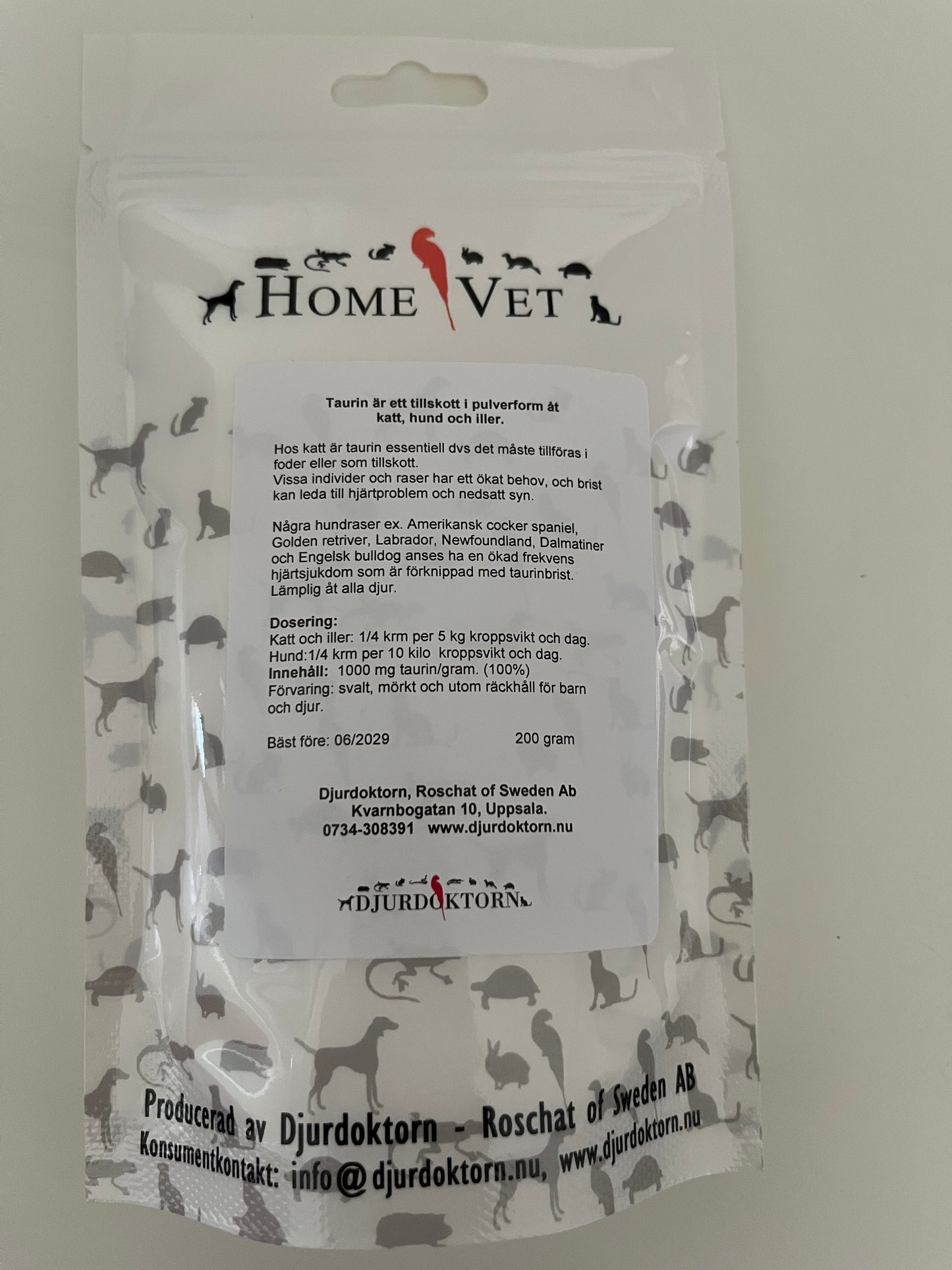 Taurin åt hund och katt 200 g