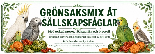 GrönsaksMix åt Sällskapsfåglar 70 g