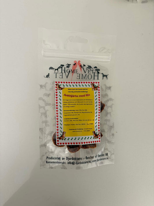Ankhjärtan med Ris - Proteinrikt Hundgodis
