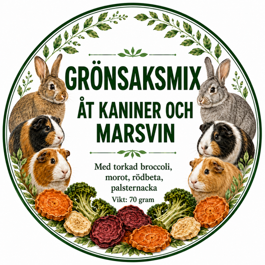 GrönsaksMix åt Kanin & Marsvin 70 g