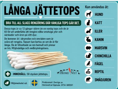 Jättetops – Extra Stora Bomullstops 40 st