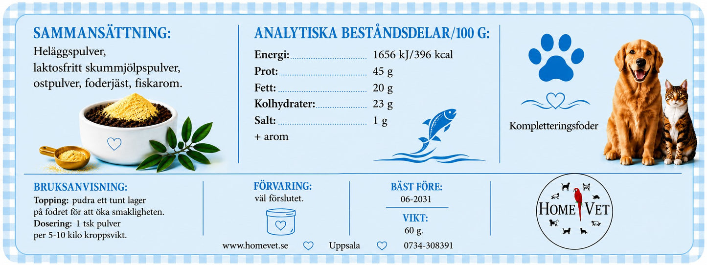 MiddagsTopping Fisksmak 60 g