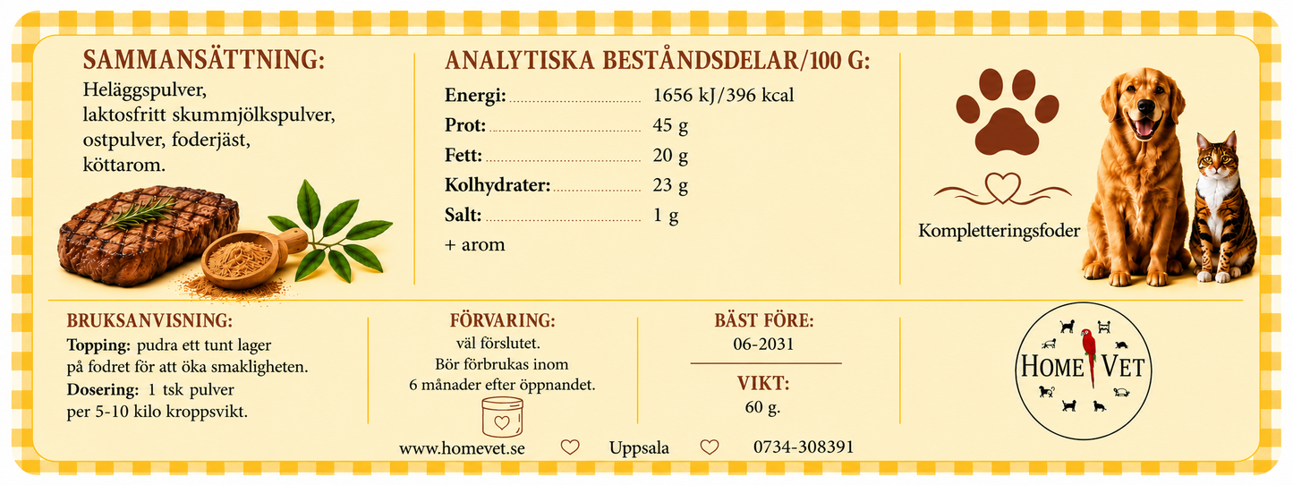 MiddagsTopping Köttsmak 60 g
