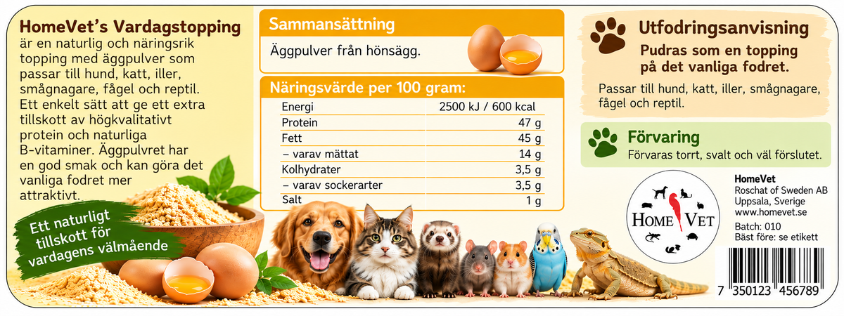 VardagsTopping med Äggsmak 60 g