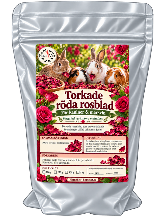 Torkade rosblomblad 50 g