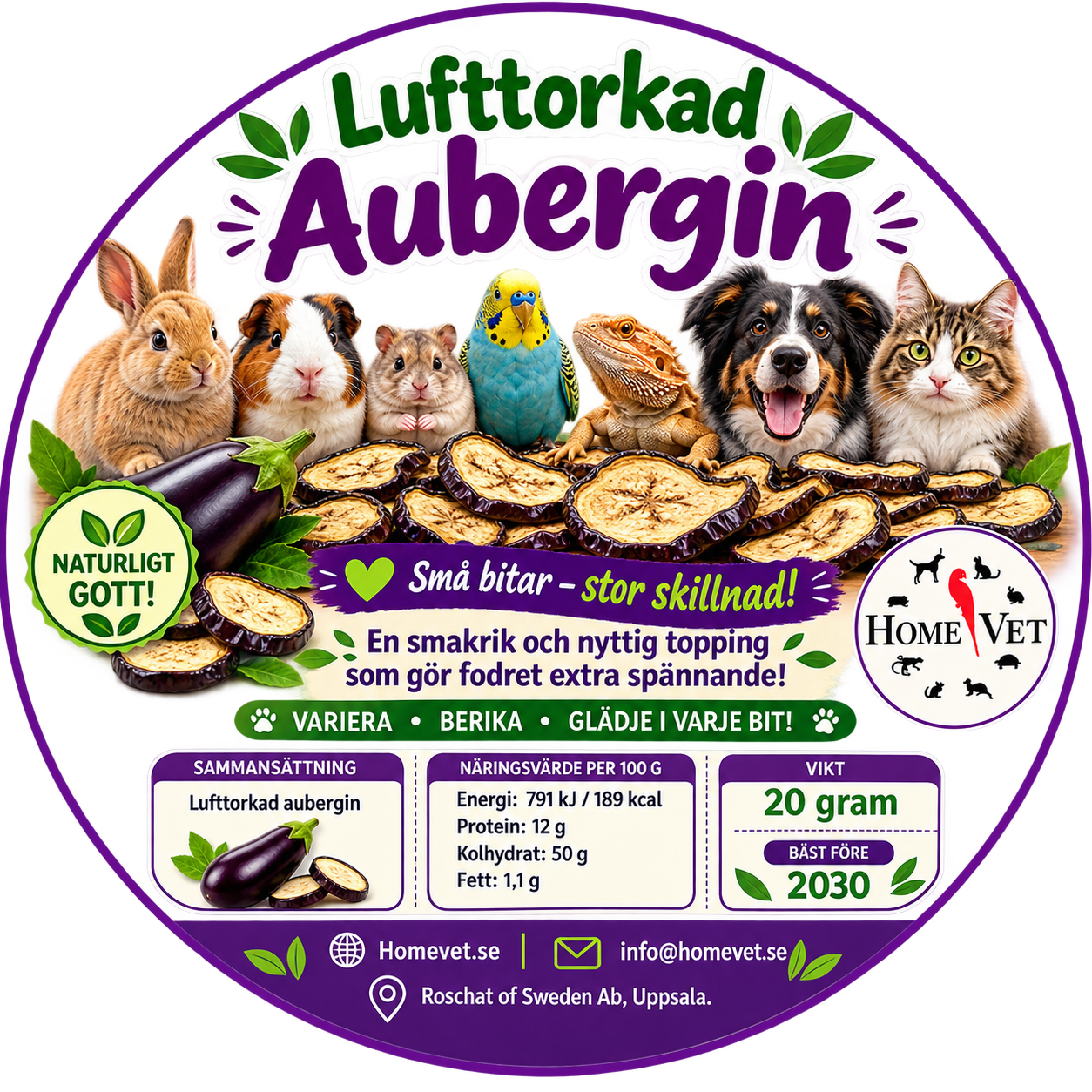Aubergin 20 g
