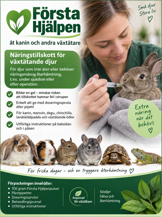 Att ge näring åt växtätande djur som inte äter som de ska