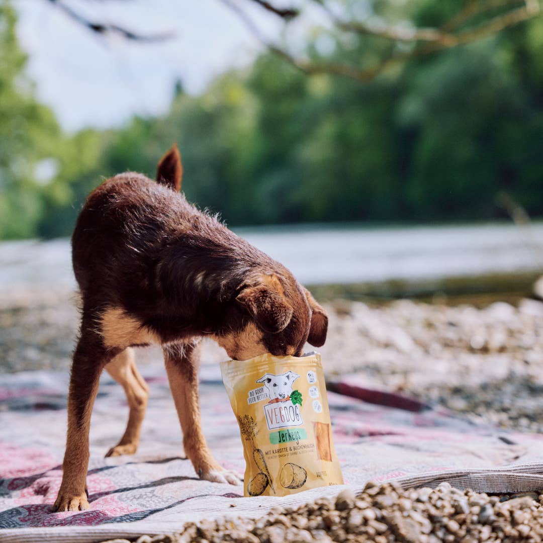 Jerkeys – Växtbaserat & Hypoallergent Hundsnack 80 g