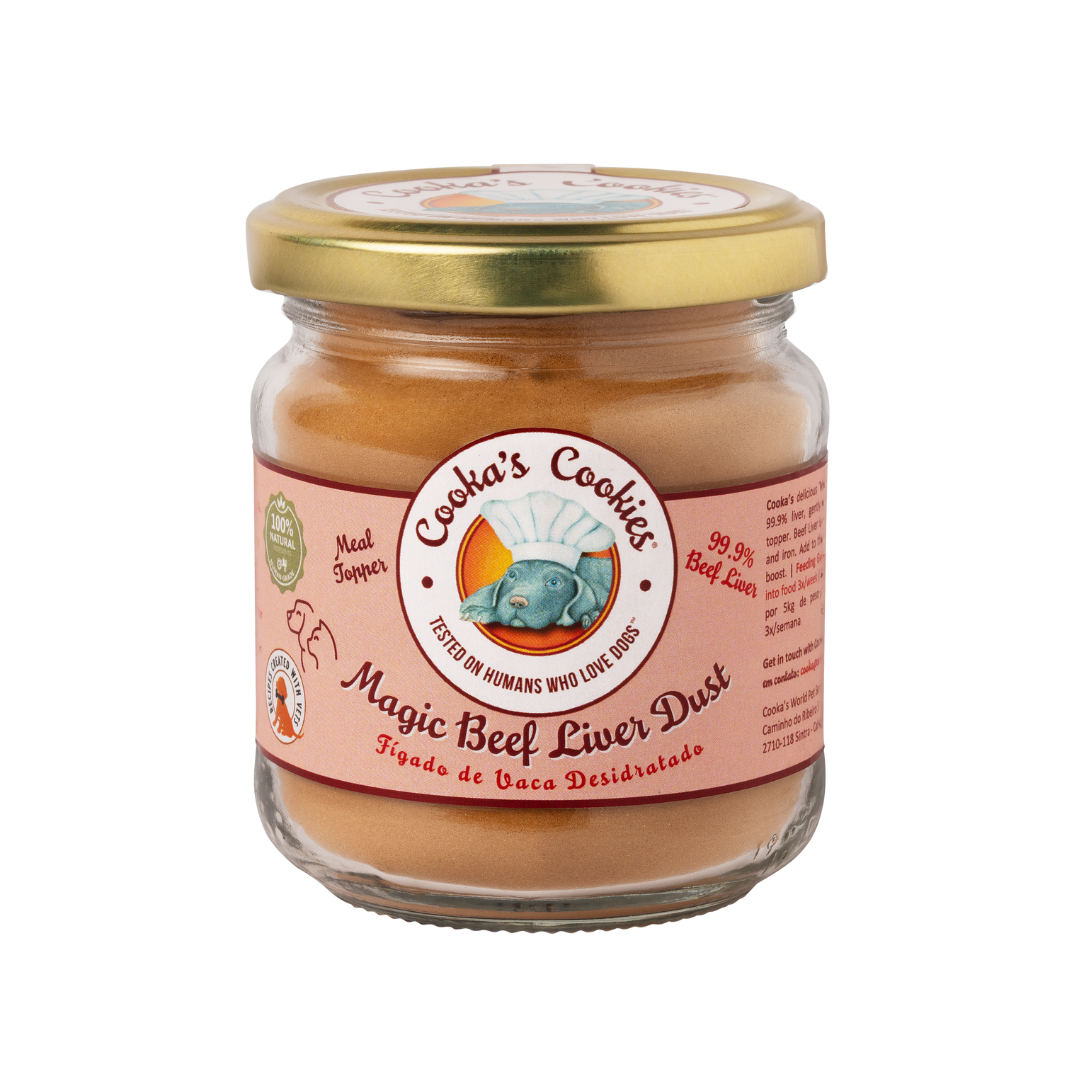 Magic Liver Dust - Måltidstillsats med nötlever för katter och hundar 90 g