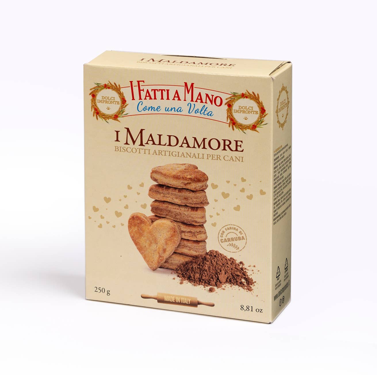 Handgjorda Maldamore shortbread-hundkakor