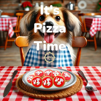 Minipizzor för Hund – 15-pack Handgjorda Hundgodis