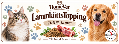 LammköttsTopping åt hund,katt och iller 60 g