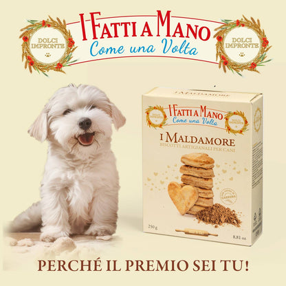 Handgjorda Maldamore shortbread-hundkakor
