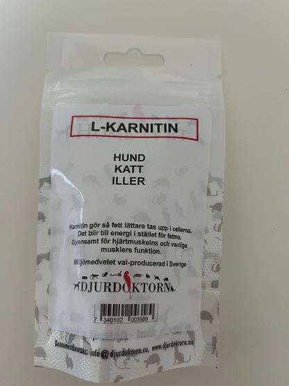 Karnitin för Hund & Katt 50g - Hjärta & Muskler, Viktkontroll