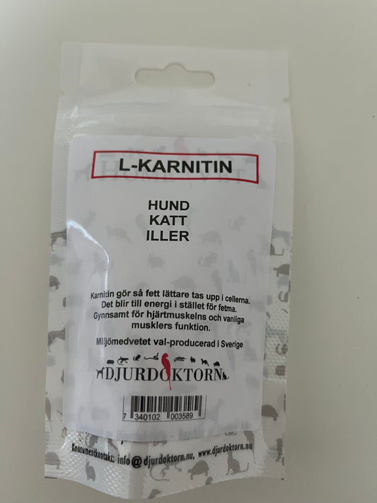 Karnitin för Hund & Katt 50g - Hjärta & Muskler, Viktkontroll