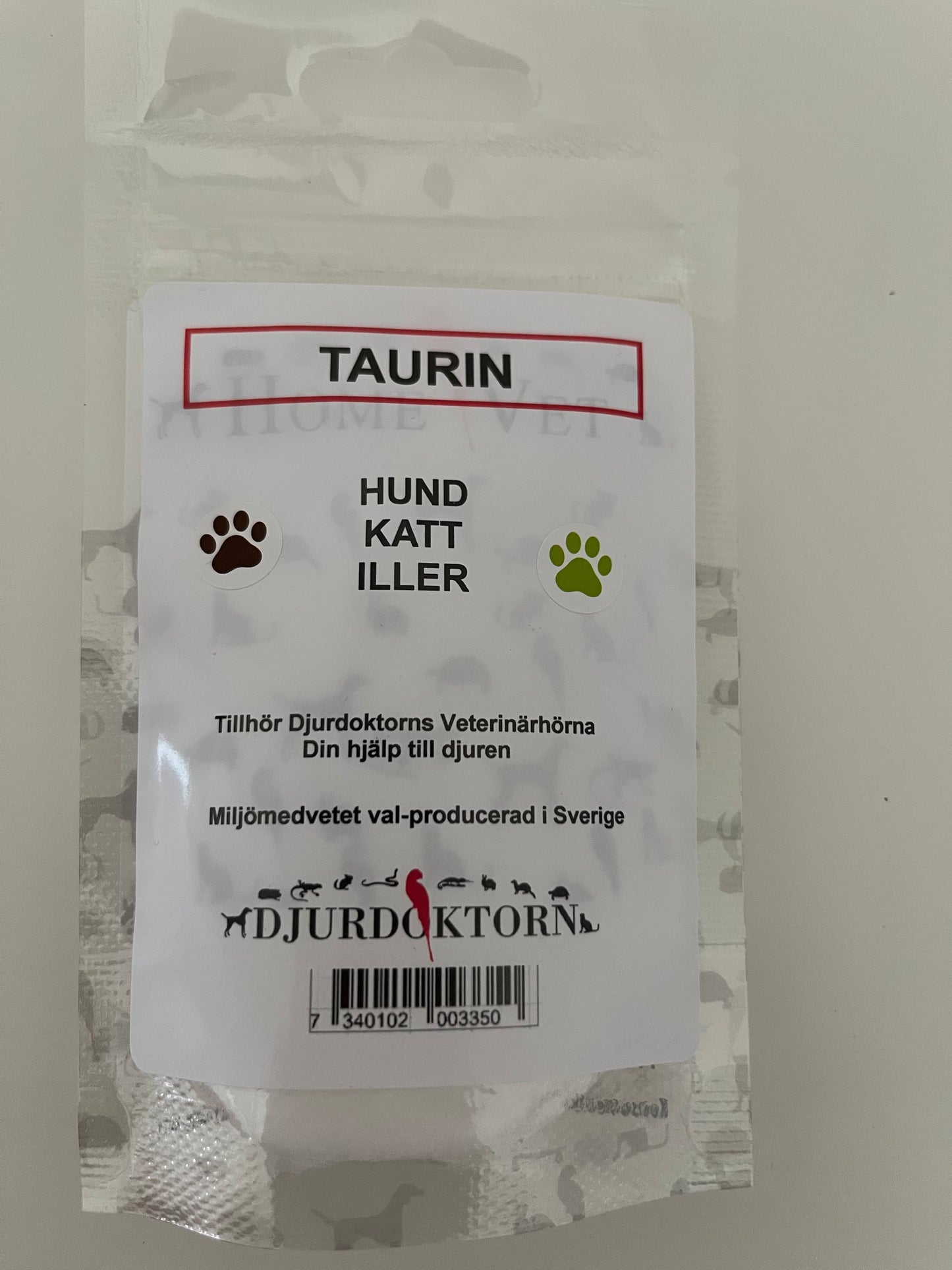Taurin åt hund och katt 50 gram