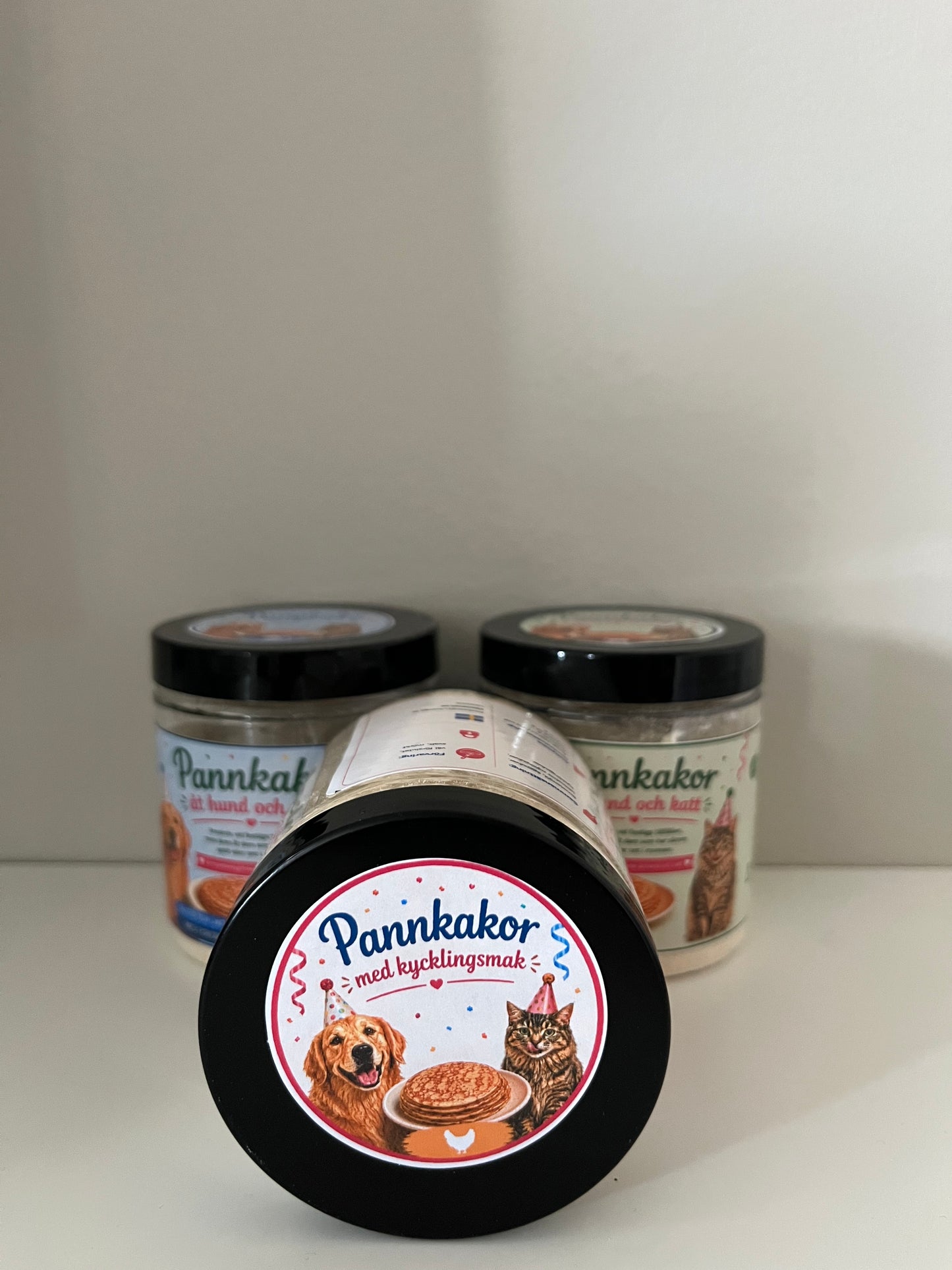 Pannkakor åt hund och katt samt iller  kycklingsmak 120 g