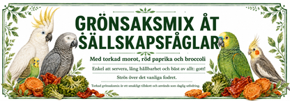 GrönsaksMix åt Sällskapsfåglar 70 g