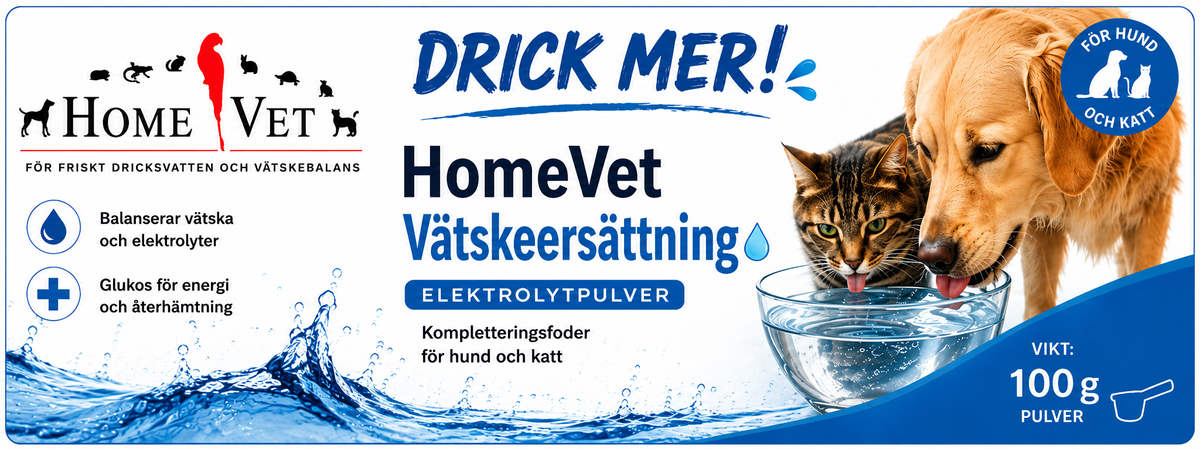 Vätskeersättning åt Hund, Katt och Iller 100 g