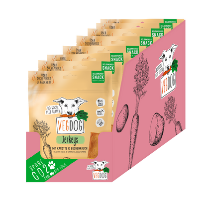 Jerkeys – Växtbaserat & Hypoallergent Hundsnack 80 g