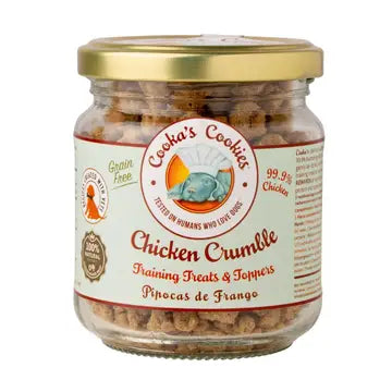 Chicken Crumble – kycklingbitar för hund och katt 100 g