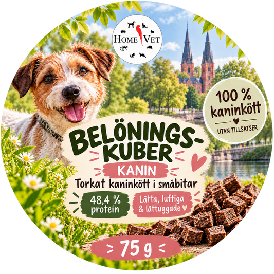 Belöningskuber kaninkött 75 g