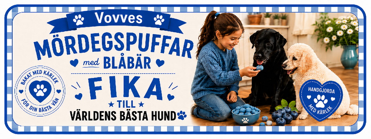 Fika med mördegspuffar blåbärsmak 70 g