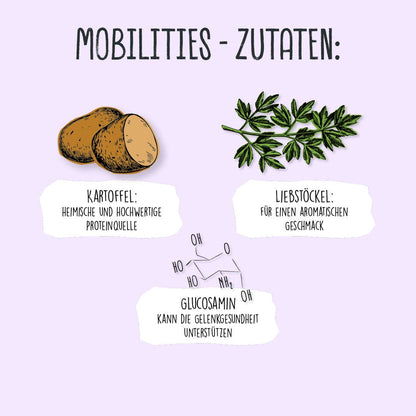 Mobilities Minis – Fettsnålt Hundgodis för Leder 115 g