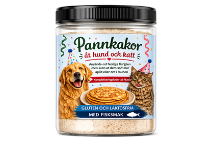 Pannkakor åt hund och katt fisksmak 120 g