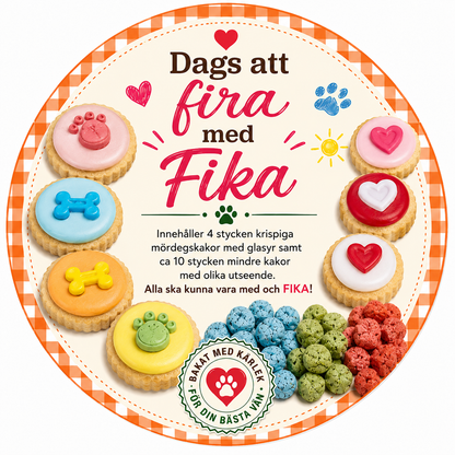 Dags att fira med Fika-lyxkakor åt hund 100 g