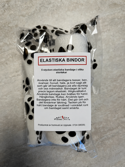 Elastiska gasbindor mix – 5-pack i olika storlekar