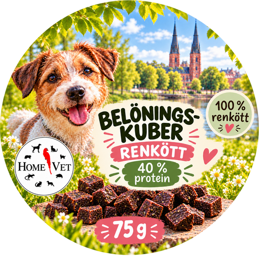 Belöningskuber renkött 75 g