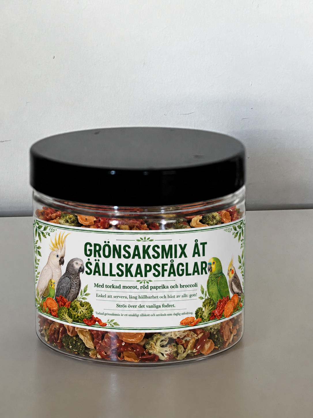 GrönsaksMix åt Sällskapsfåglar 70 g