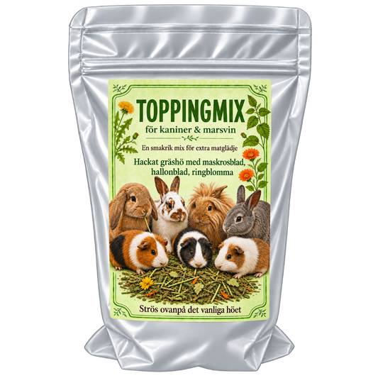 Toppingmix gräshö med örter och blommor 80 g