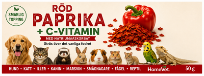 Röd Paprika med C-vitamin 50 g