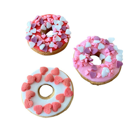 15 Mini Donuts med Hjärtan – 275g