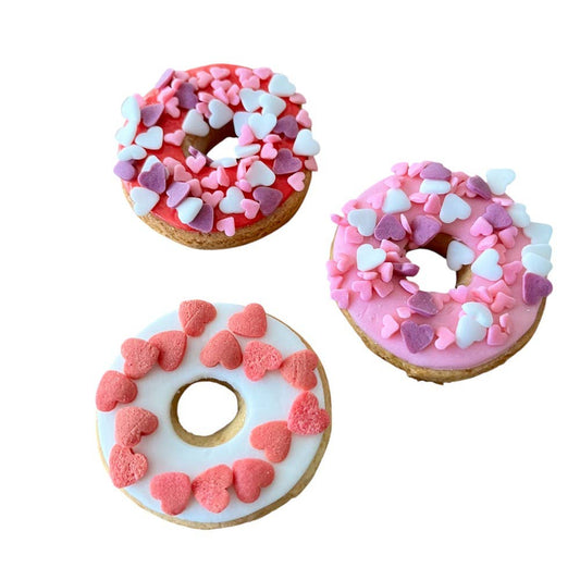15 Mini Donuts med Hjärtan – 275g
