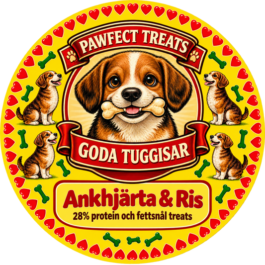 Ankhjärtan med Ris – Belöning åt hunden 50 g