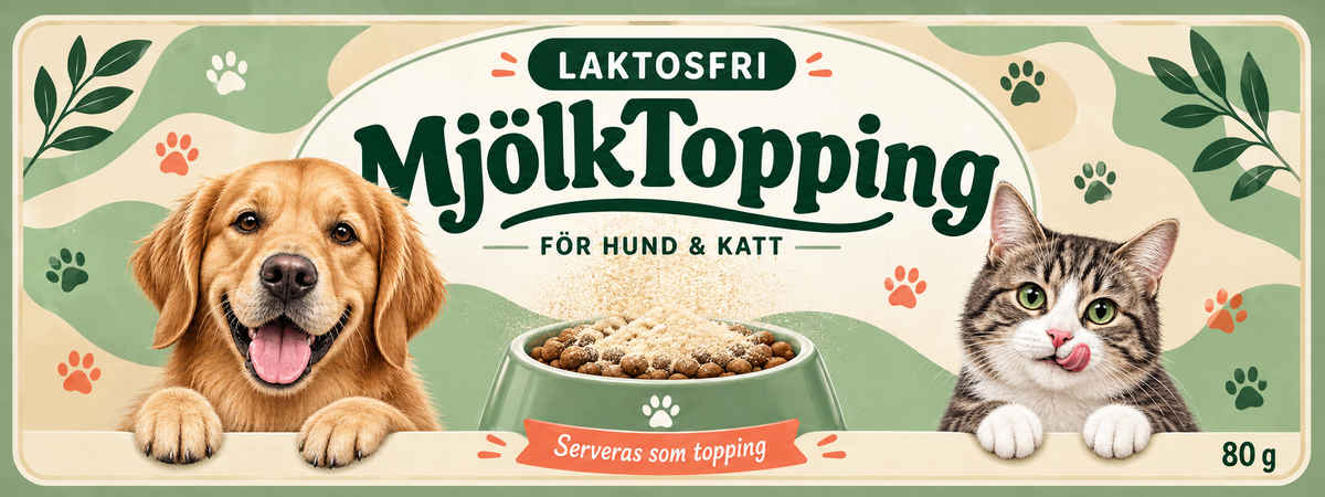 Laktosfri MjölkTopping åt Hund & Katt 80 g