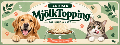 Laktosfri MjölkTopping åt Hund & Katt 80 g