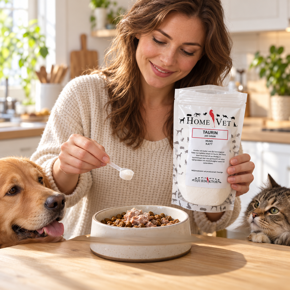 Taurin för Hund & Katt 50 g och 200 g