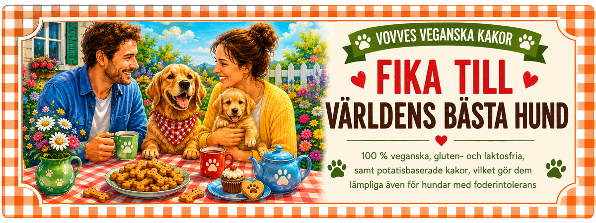 Fika till världens bästa hund-veganska kakor 70 g