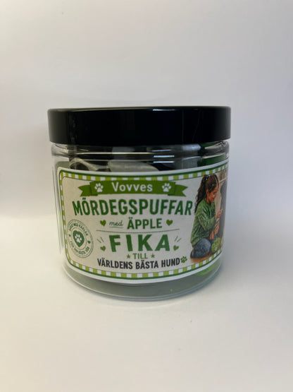 Fika med mördegspuffar äppelsmak 70 g