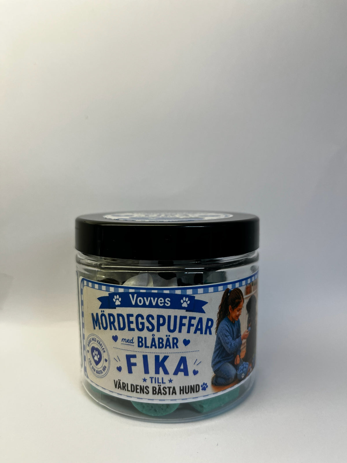 Fika med mördegspuffar blåbärsmak 70 g
