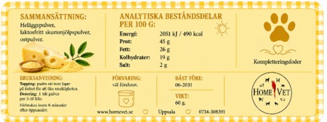 Frukost Topping – Ostsmak 60 g