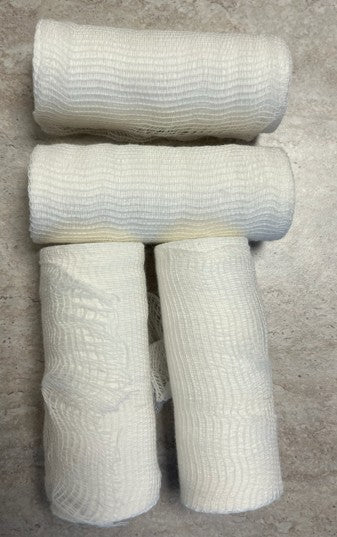 Gasbindor Oelastiska 10 cm × 4 m – 4-pack