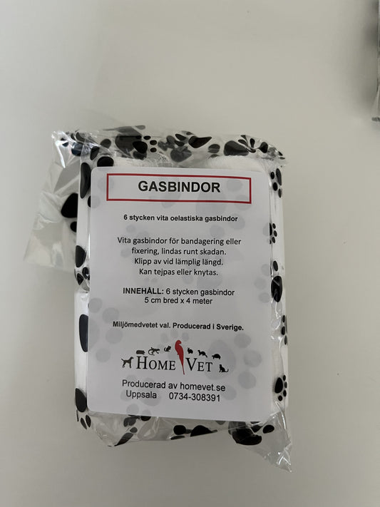 Gasbindor oelastiska 5 cm x 4 meter