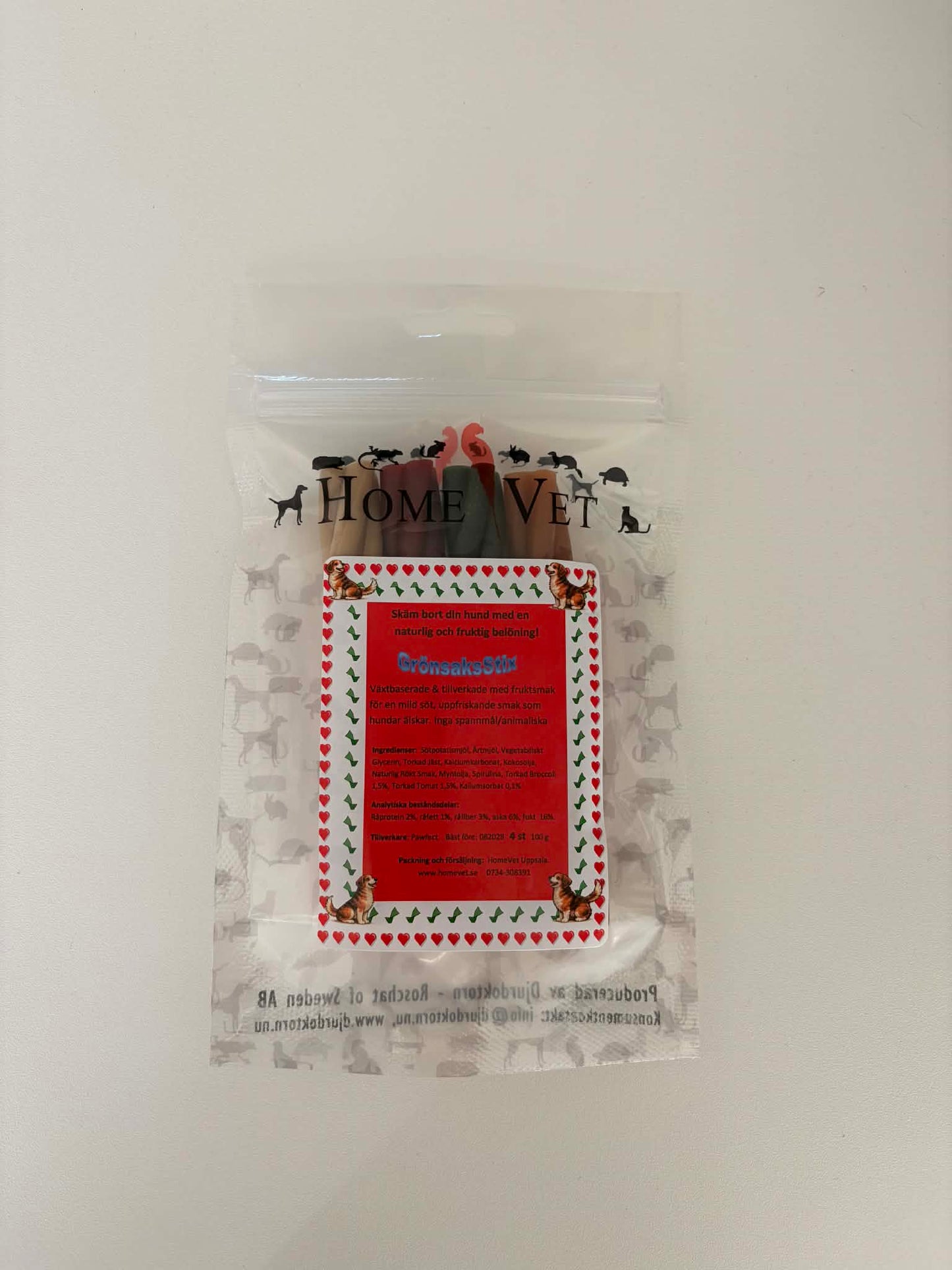GrönsaksStix åt Hundar