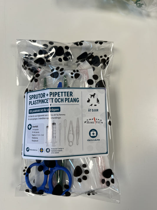 Sprutor, pipetter och plastinstrument