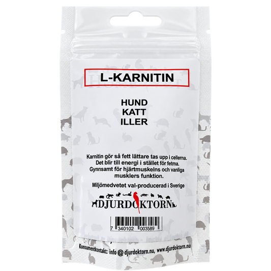 Karnitin för Hund & Katt 50 g och 200 g